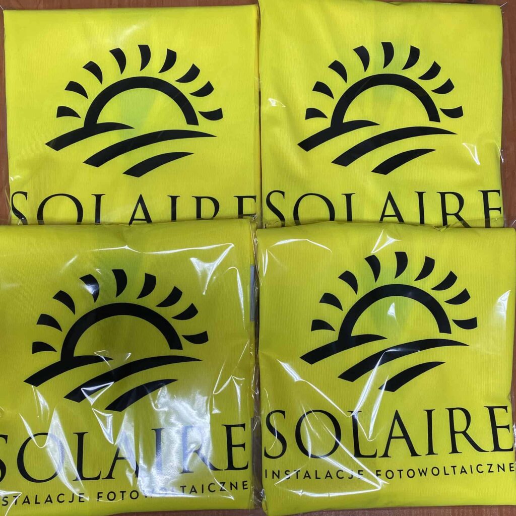 Kamizelka odblaskowa z nadrukiem instalacje