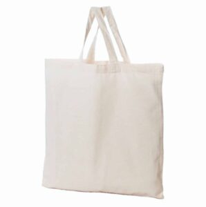 torba bawelniana 160 gr z nadrukiem krotkie ucho