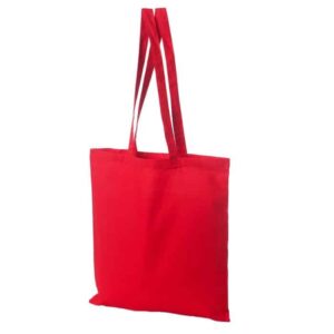 torba bawelniana czerwona