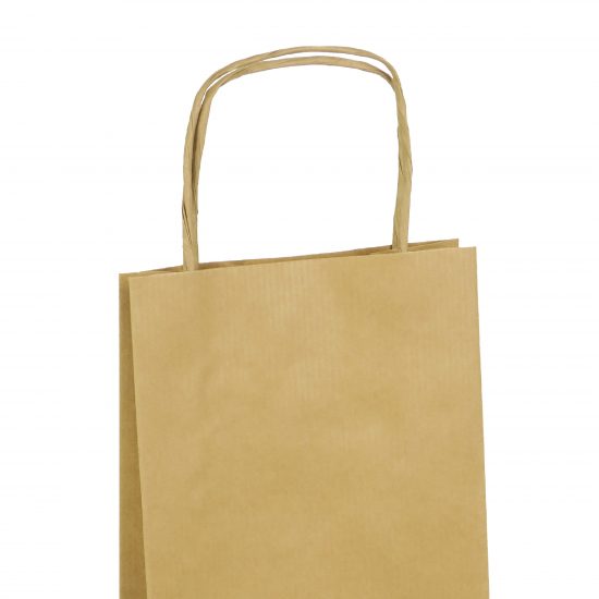 torba na wino eko brazowa papierowa 13x7x35